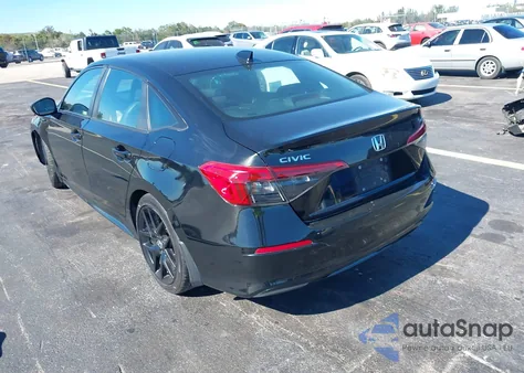 2022 Honda Civic Sport z USA, uszkodzony, nr VIN 2HGFE2F53NH604558